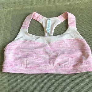 Lululemon pink sports bra size 6