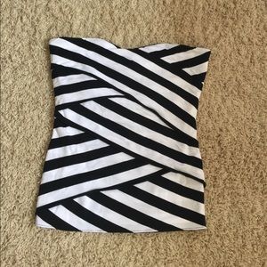 WHBM Strapless Top