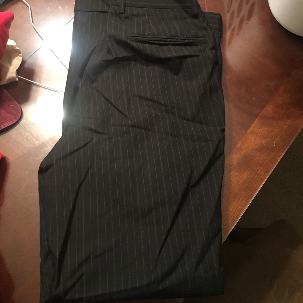 J Ferrar Men's Pin-striped Suit Pants