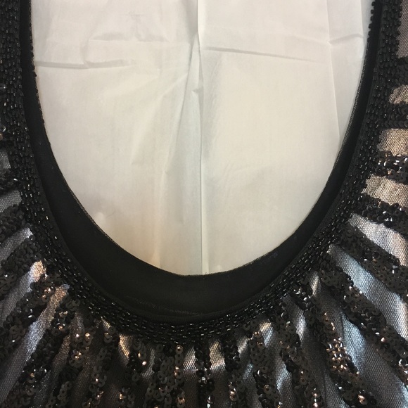 Black sequin tank dress - Picture 3 of 10