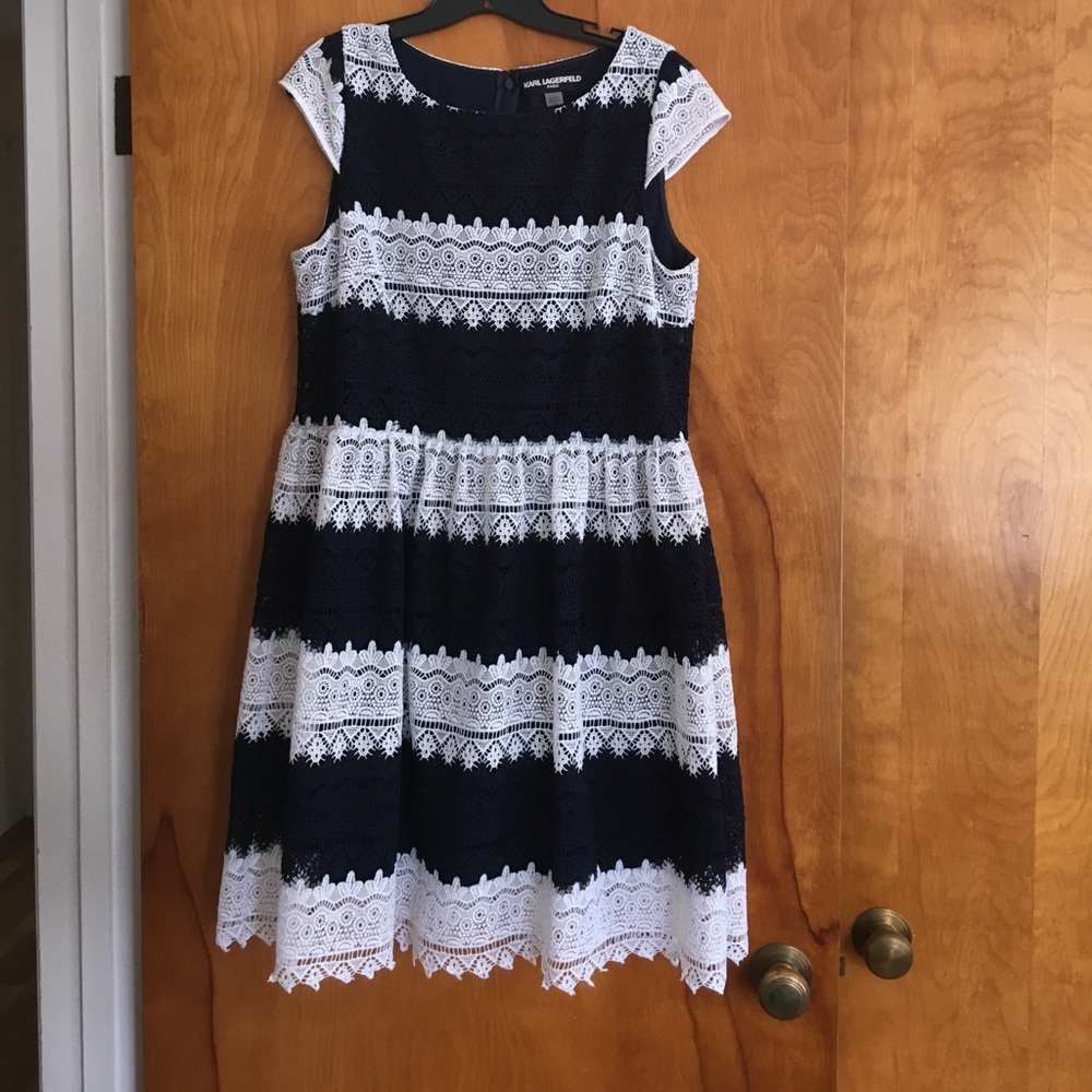 Fit and Flare Lace Dress