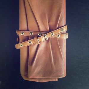 Henri Bendel leather clutch!