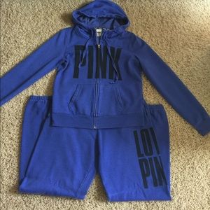 Victoria's Secret sweat jacket and sweat pants