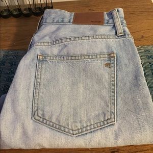 Madewell high waisted light wash jeans