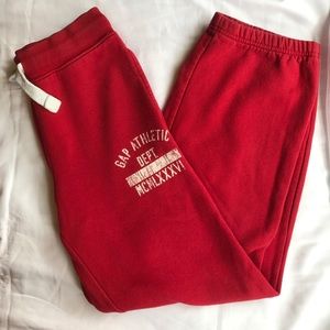 Gap Children Red Athletic Sweatpants Size Large