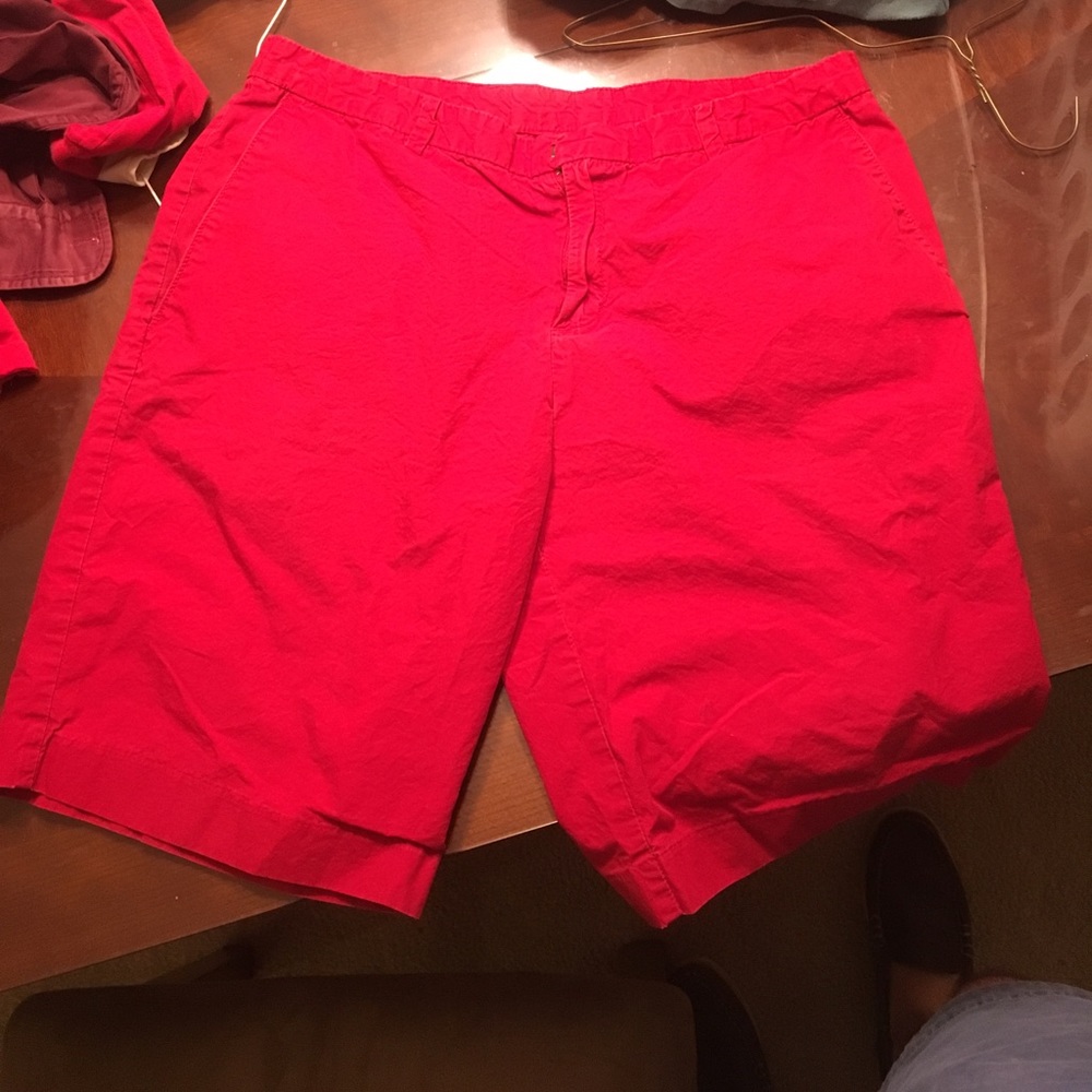 J Ferrar Men's Red Shorts