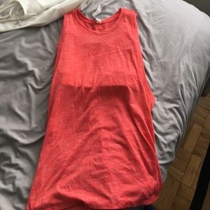 NWT Lululemon Coral "Work the Circuit" Tank w/ Bra
