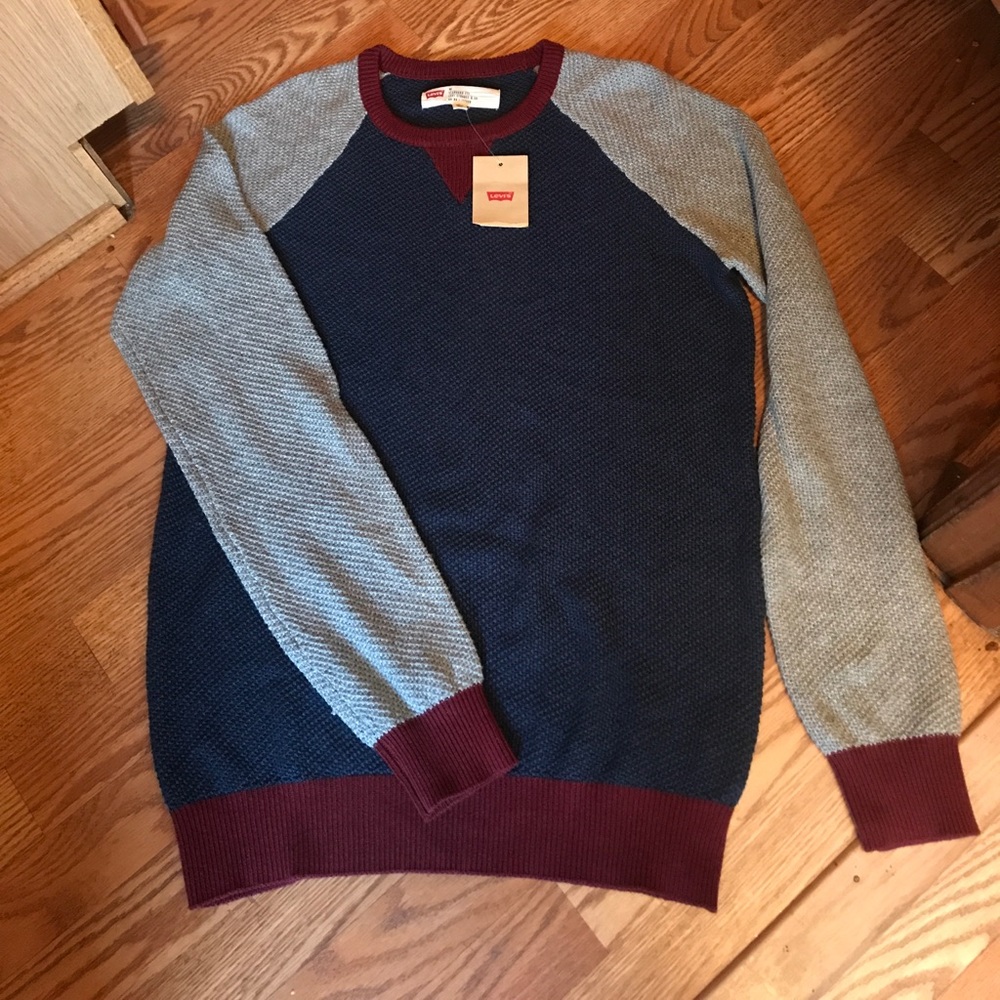 ❗️PRICE DROP❗️↘️ Knitted Levi long sleeve sweater