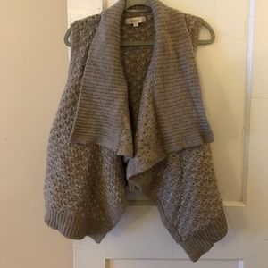 LOFT Knit Vest Cardigan