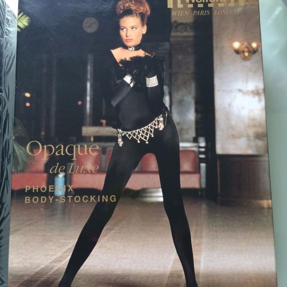 Wolford Opaque DeLuxe Phoenix Bodysuit M