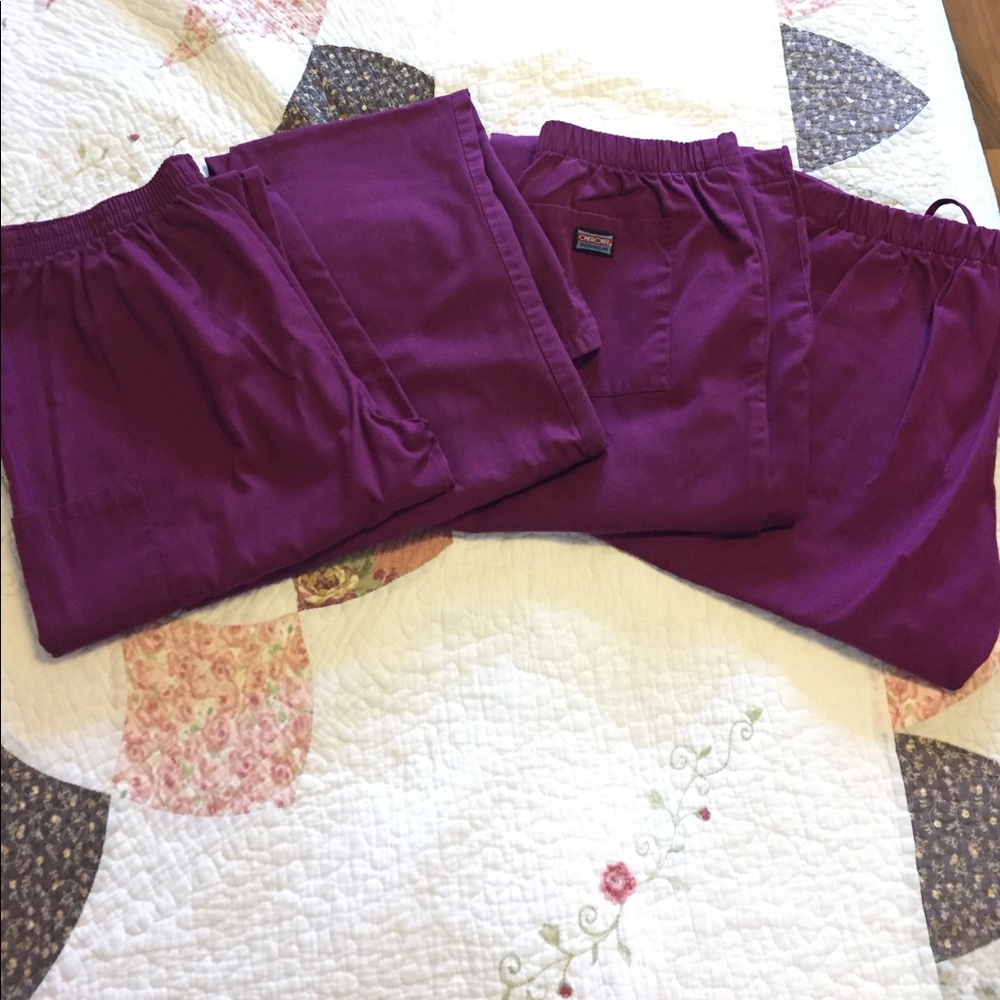 SOLD Cherokee Burgundy Scrub Pants Bundle/ Lot