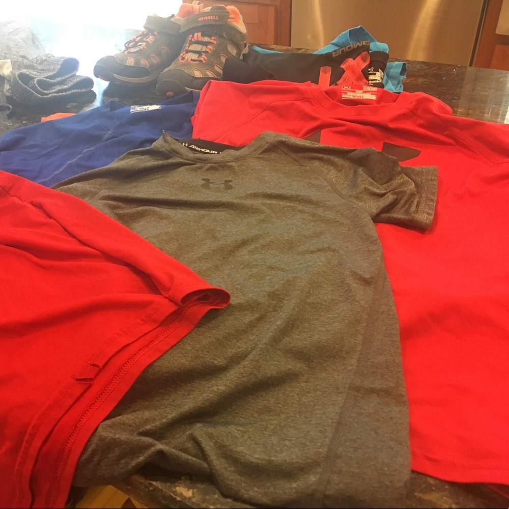 Boys large Under Armor Heat Gear.