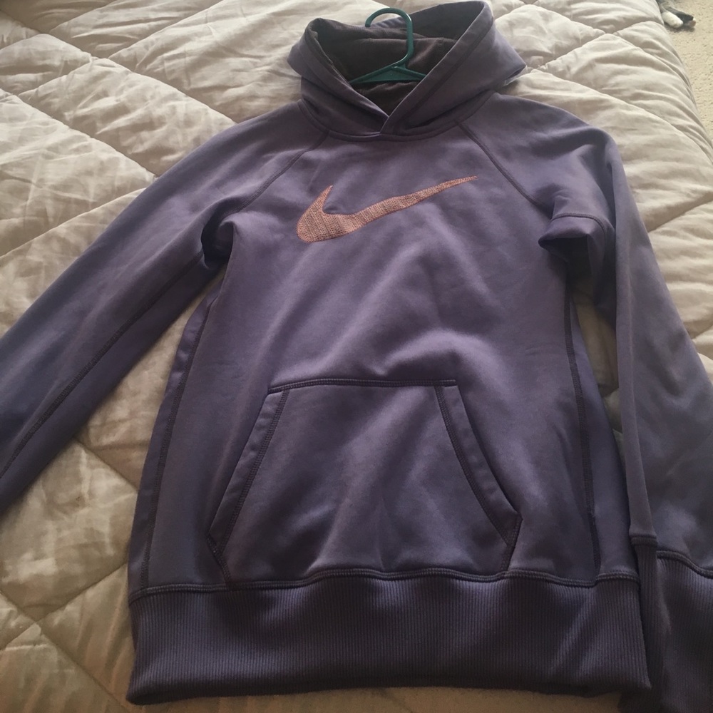 Purple Nike hoodie