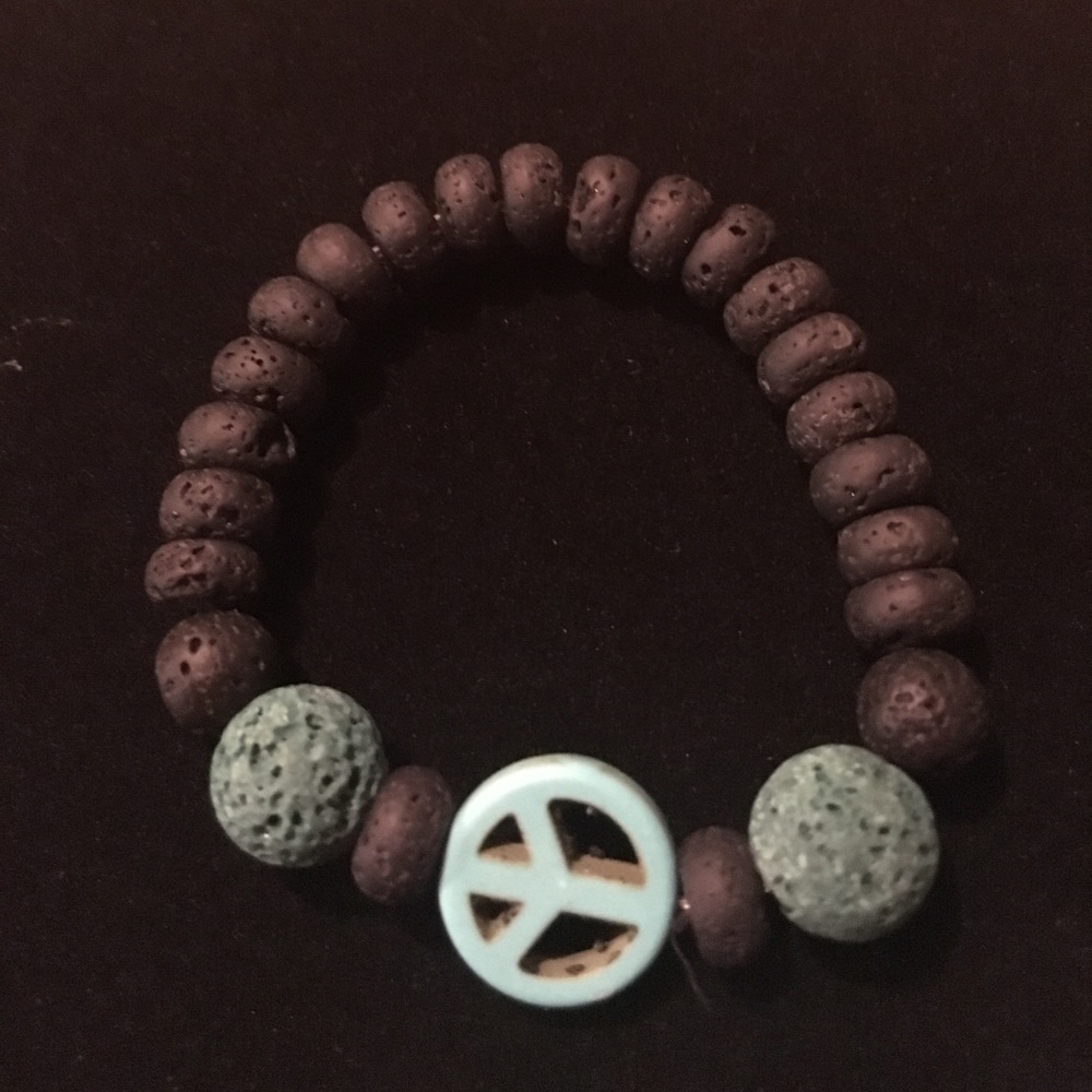 Lava stone diffuser bracelet