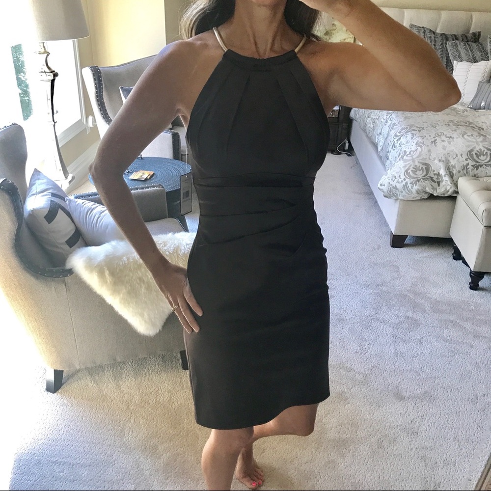 NEW Elegant Cocktail Dress Chocolate Brown 6