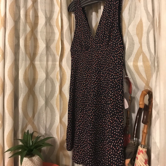 Forever 21 Deep V Back Printed Dress - Picture 2 of 3