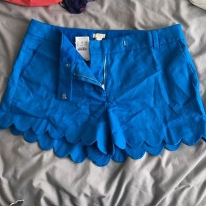 [NWT] JCrew Scalloped Shorts