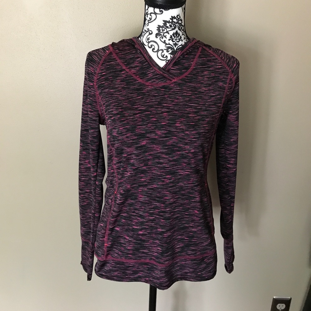 Multi colored hooded dri fit jacket