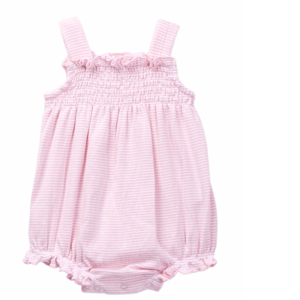 Pre-Loved Light Pink Stripped Bubble Bodysuit