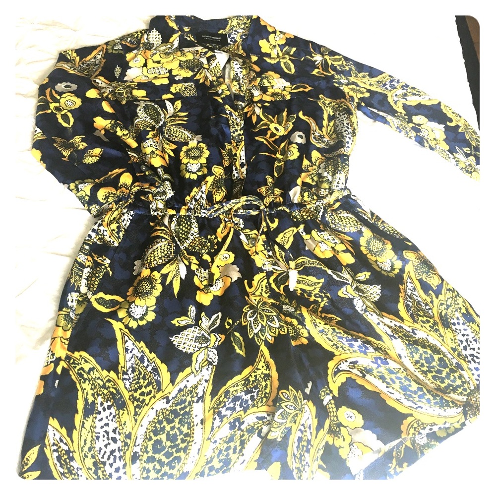 NEVER WORN - 100% silk Banana Republic romper