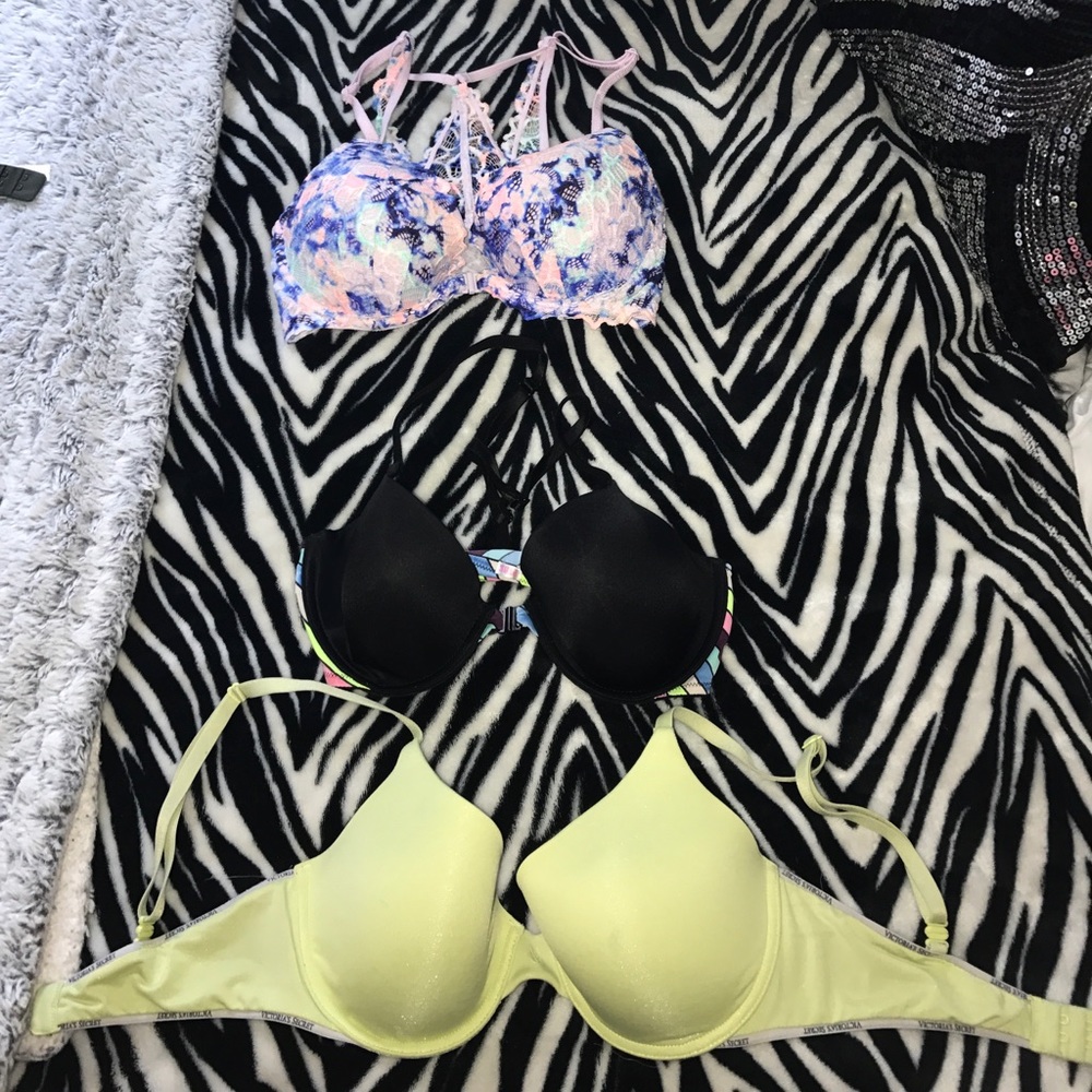 PINK BRAS!! Buy All THREE FOR AN AMAZING PRICE!!