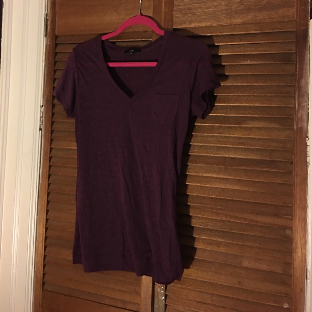 Purple tee shirt by tart