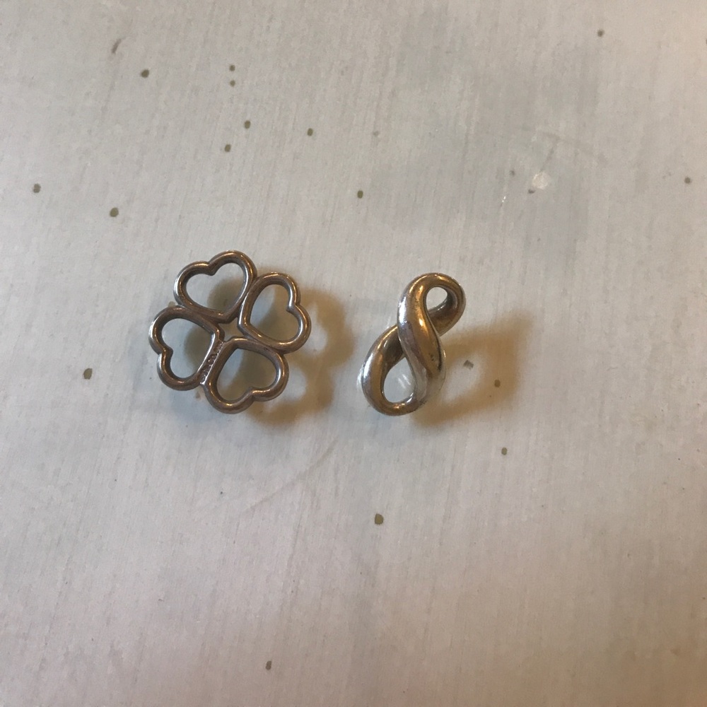 TIFFANY & CO charms (heart & Infiniti)