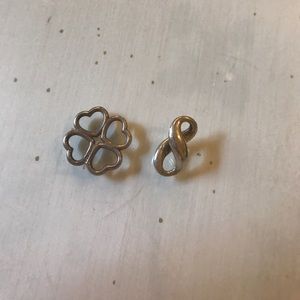 TIFFANY & CO charms (heart & Infiniti)