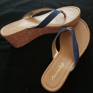 Cute wedge flip flops