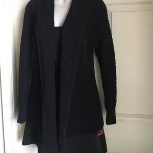 EUC Billabong Gnarly Knit Black Sweater S (Fit XS)
