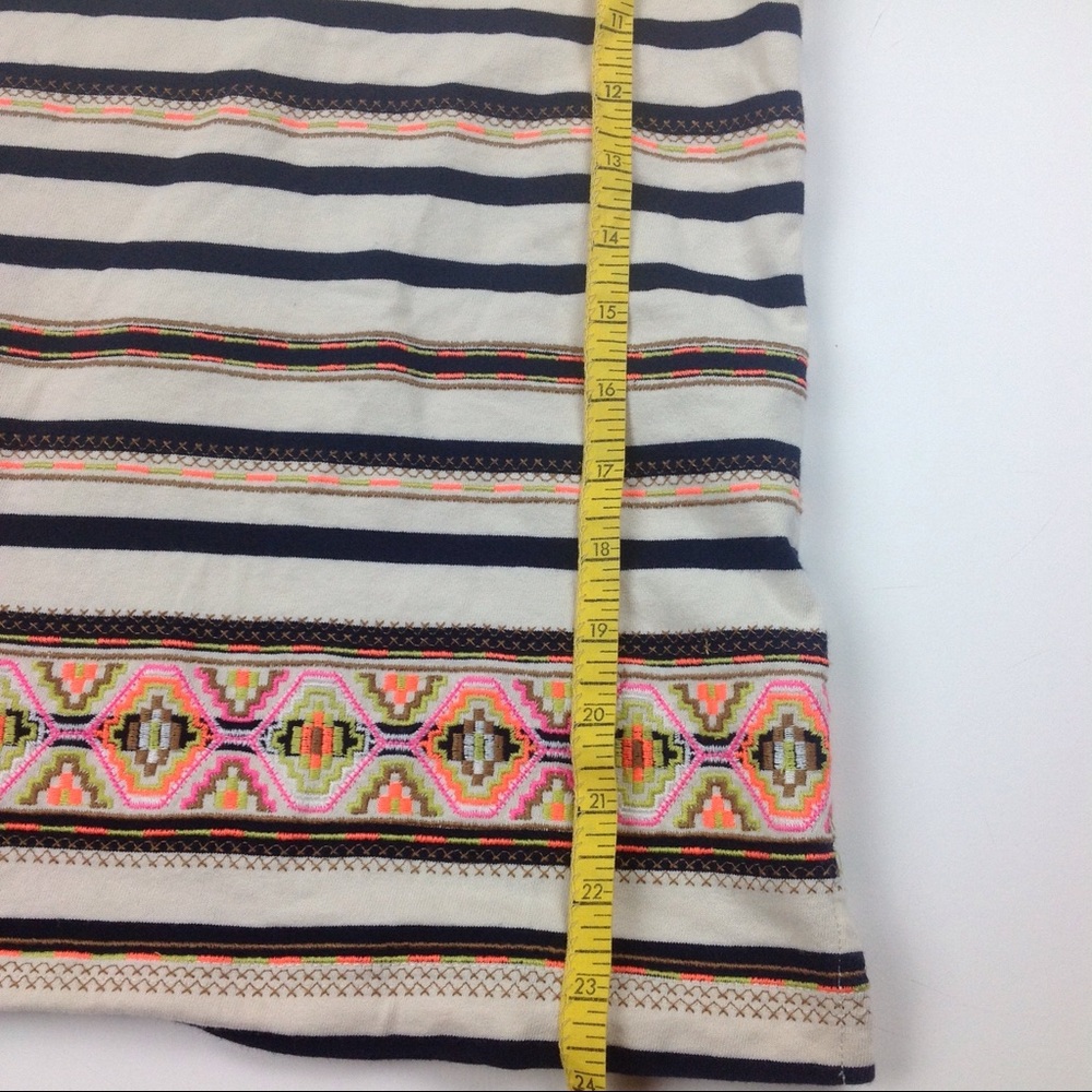 J. Crew Stitchwork Stripe Top - Picture 6 of 8