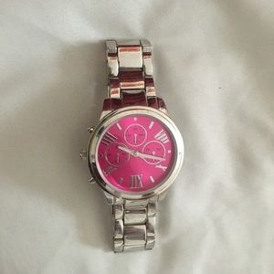 Pink and Silver watch