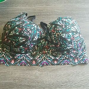 Aztec print bralette