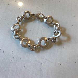 TIFFANY & co stencil cut out heart bracelet