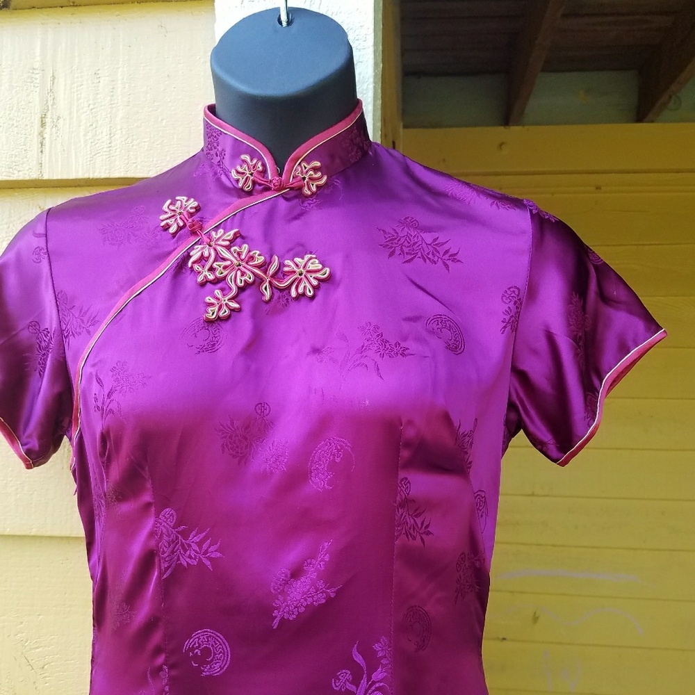 Peony Vintage Chinese Dress made in Shanghai