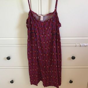 Red Tribal Print Dress
