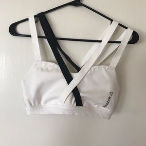 REEBOK PLAYICE CARDIO PADDED STRAPPY SPORTS BRA