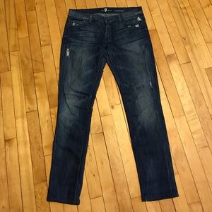 7 for all mankind skinny jeans size 30