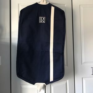 Personalized "R" Canvas Garment Bag