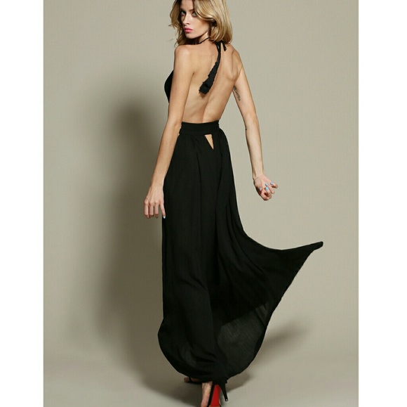 🖤LAST ONE🖤 🌿BLACK GAUZE DRESS🌿 - Picture 4 of 6