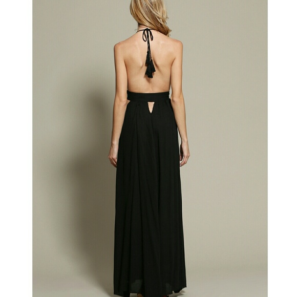 🖤LAST ONE🖤 🌿BLACK GAUZE DRESS🌿 - Picture 5 of 6