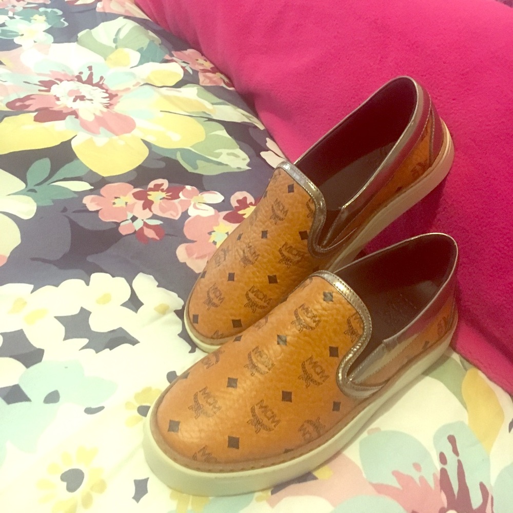MCM women slip on sneakers! New Without Box