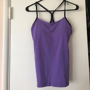 Lululemon Purple Power Y Tank