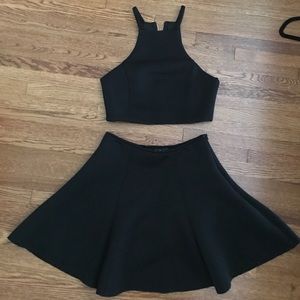 Black Two-Piece Dress