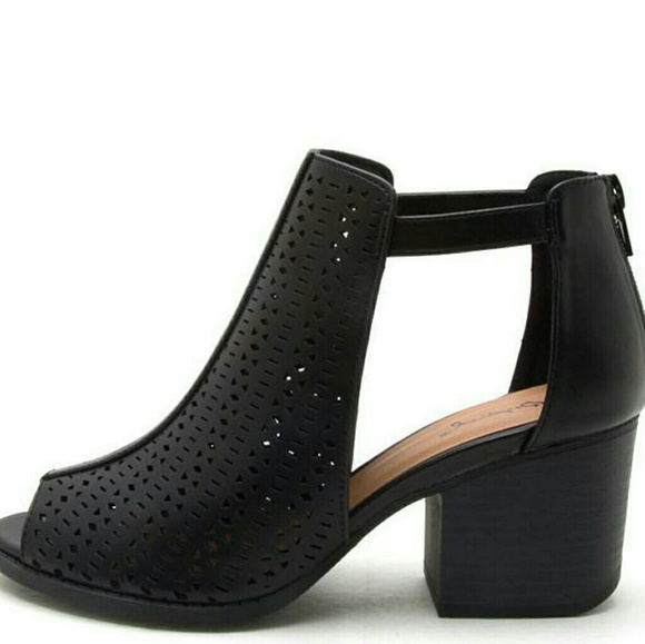 Core by Qupid laser cut chunky heel - Picture 2 of 6
