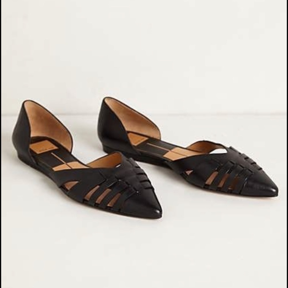 Dolce Vita Parkland black leather Flats