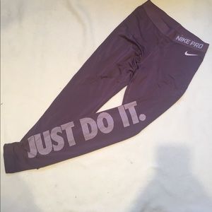 Nike Pro Just Do It tights