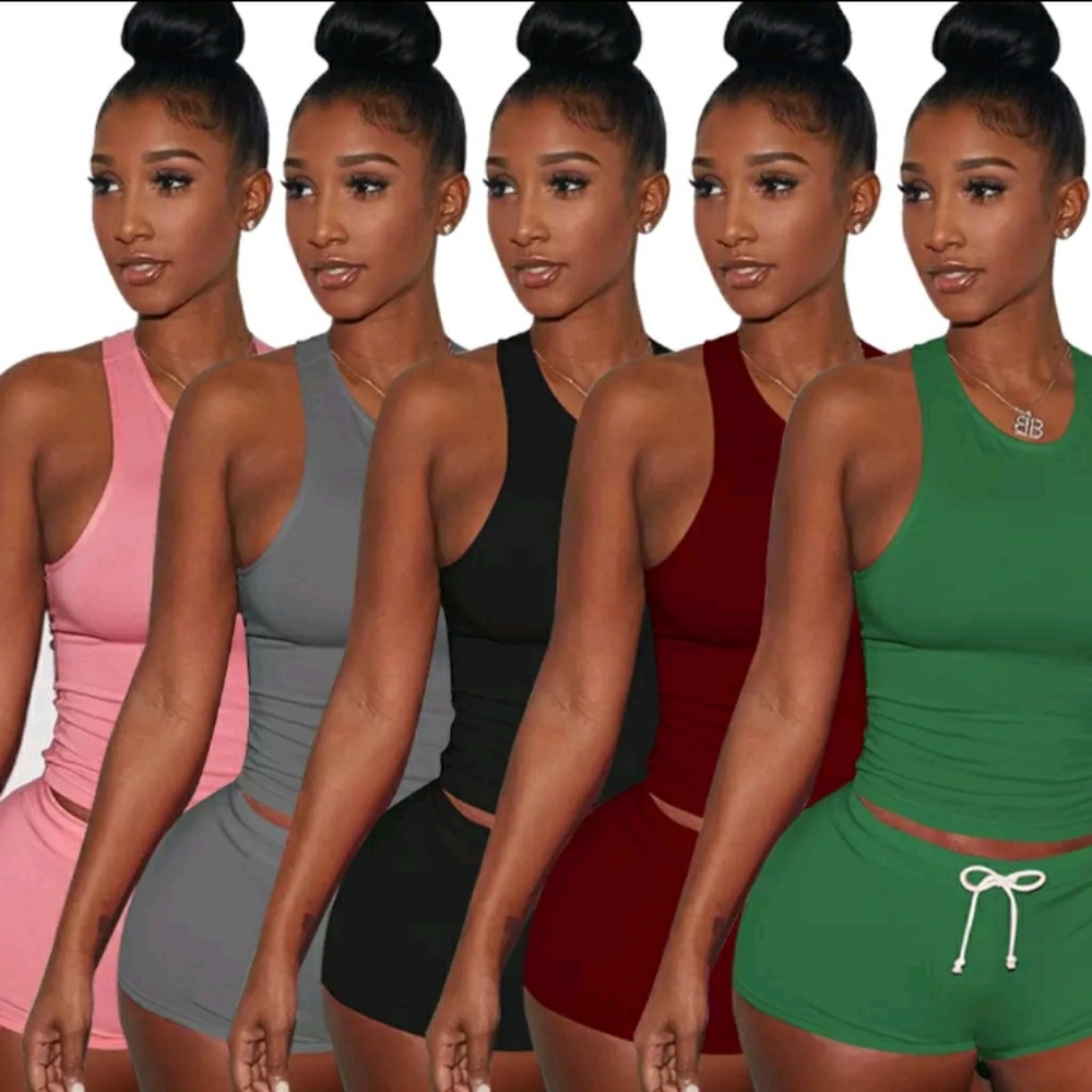 Ladies shorts and top