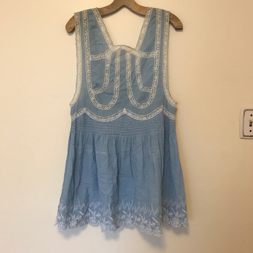 BEAUTIFUL Free People Lace babydoll Tunic