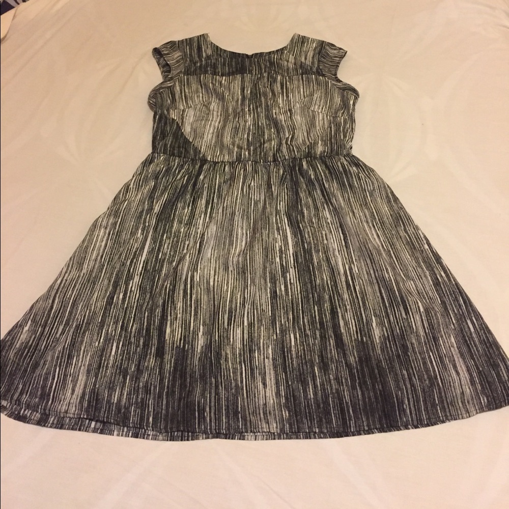 Black and white dress